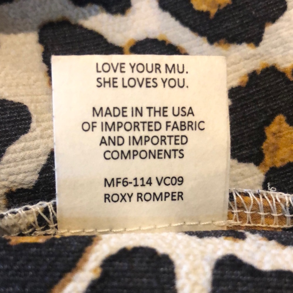 Show Me Your Mumu Leopard Roxy Romper XS - Picture 9 of 9